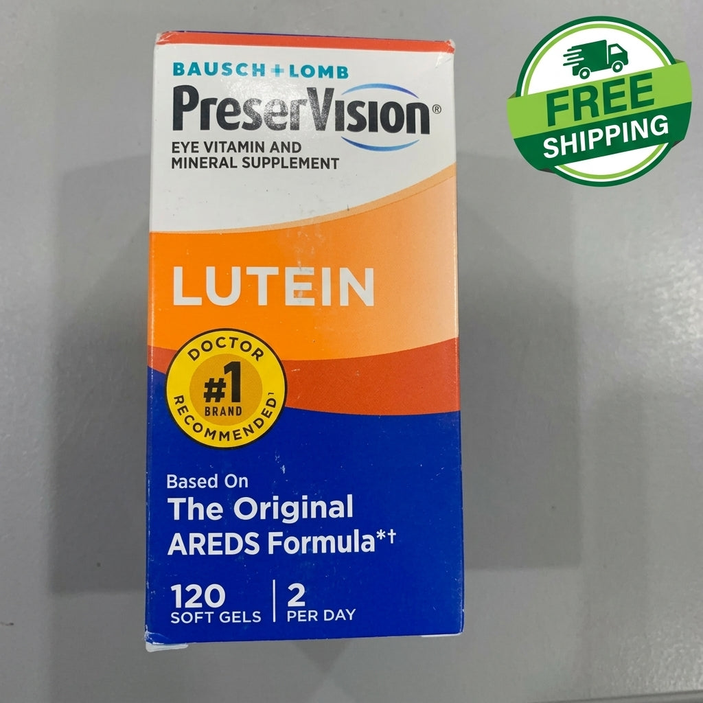 Bausch & Lomb PreserVision AREDS Lutein Eye supplement 120 Softgels
