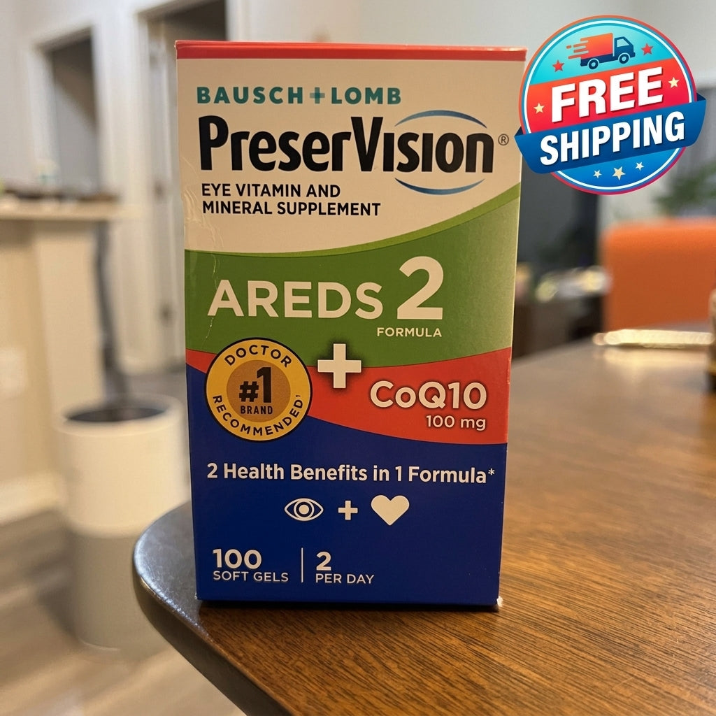 Bausch + Lomb PreserVision AREDS 2 Eye Vitamins - 100 Softgels