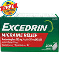 Excedrin Migraine Relief Caplets 200–Count – Headache & Migraine Relief