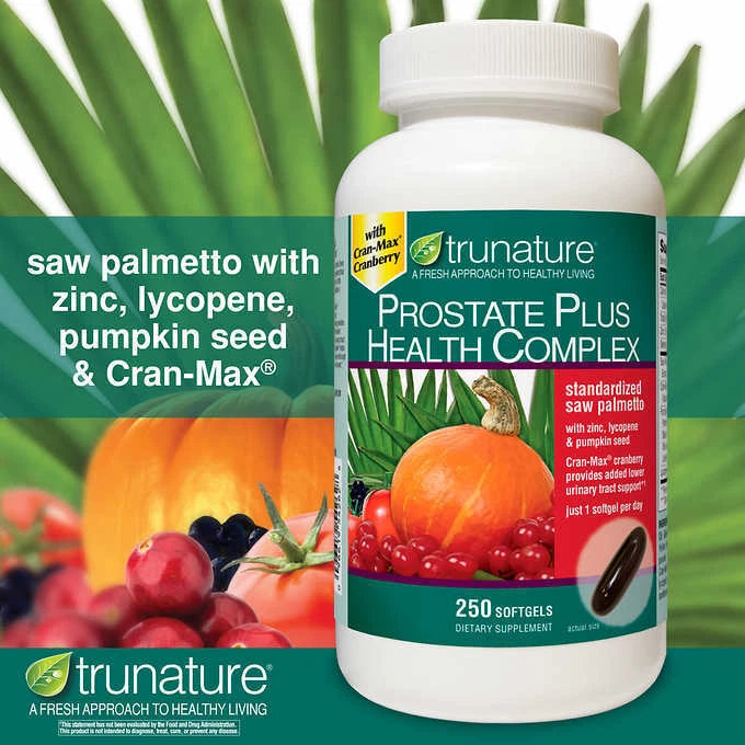 trunature Prostate Plus Health Complex, 250 Softgels