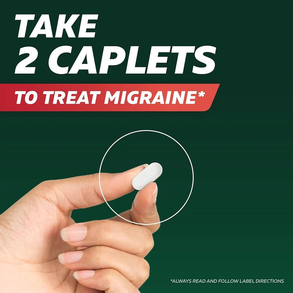 Excedrin Migraine Relief Caplets 200–Count – Headache & Migraine Relief