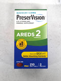 PreserVision AREDS 2 Eye Vitamin & Mineral Supplement 210 Mini Softgels Bausch
